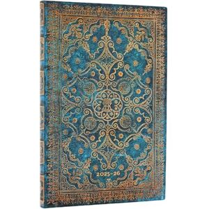 Paperblanks 2026 Azure (Equinoxe) Maxi 18-month Vertical Softcover Flexi Dayplanner 2025-2026 (Elastic Band Closure): Kalendarz 18-miesięczny Paperblanks 2026 Azure (Equinoxe) Maxi 18-month Vertical Softcover Flexi Dayplanner 2025-2026 (Elastic Band Closure): Kalendarz 18-miesięczny