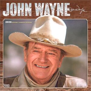 Publishers, Browntrout John Wayne 2026 Square Flap Foil Calendar Publishers, Browntrout John Wayne 2026 Square Flap Foil Calendar