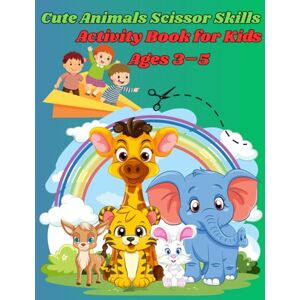 FATH Cute Animals Scissor Skills Activity Book for Kids Ages 3–5: Trace and Cut with Friendly Animals – Perfect for Preschoolers FATH Cute Animals Scissor Skills Activity Book for Kids Ages 3–5: Trace and Cut with Friendly Animals – Perfect for Preschoolers