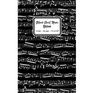 Notebooks, InspirationzStore Music Blank Sheet Music Notebook: Black Music Notes cover, 10 stave staff paper, 100 pages, 5.5x8.5 inch Music Manuscript Paper Musicians, Small approx A5 Music Notebook for writing music notation Notebooks, InspirationzStore Music Blank Sheet Music Notebook: Black Music Notes cover, 10 stave staff paper, 100 pages, 5.5x8.5 inch Music Manuscript Paper Musicians, Small approx A5 Music Notebook for writing music notation