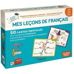 Filf Mes leçons de français CP, CE1, CE2: 50 cartes mentales pour comprendre facilement la grammaire, l'orthographe, la conjugaison et le vocabulaire. 1 livret explicatif Filf Mes leçons de français CP, CE1, CE2: 50 cartes mentales pour comprendre facilement la grammaire, l'orthographe, la conjugaison et le vocabulaire. 1 livret explicatif
