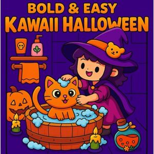 Design, Ikota Bold & Easy Kawaii Halloween Coloring Pages Bundle – 90+ Cute Spooky Scenes for Kids and Adults (Halloween Bold & Easy Coloring Books) Design, Ikota Bold & Easy Kawaii Halloween Coloring Pages Bundle – 90+ Cute Spooky Scenes for Kids and Adults (Halloween Bold & Easy Coloring Books)
