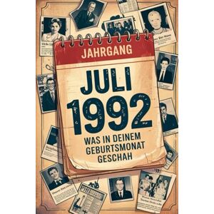 Senge, Rolf Juli 1992 Was in deinem Geburtsmonat geschah: Ein besonderes Geschenk für alle, die im Juli 1992 geboren wurden – Persönliche Zeitreise in einen unvergesslichen Monat Senge, Rolf Juli 1992 Was in deinem Geburtsmonat geschah: Ein besonderes Geschenk für alle, die im Juli 1992 geboren wurden – Persönliche Zeitreise in einen unvergesslichen Monat