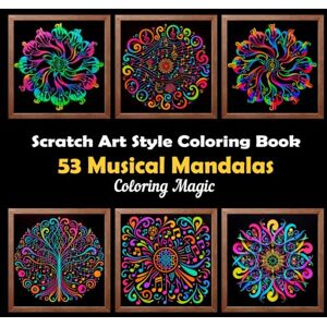 Lee 53 Musical Mandalas (Relaxing Designs for Music Lovers): Coloring Book for Adults & Teens & Musicians Paper Cutting Art Scratch Art Style Black ... (Midnight Black Background Coloring Series) Lee 53 Musical Mandalas (Relaxing Designs for Music Lovers): Coloring Book for Adults & Teens & Musicians Paper Cutting Art Scratch Art Style Black ... (Midnight Black Background Coloring Series)