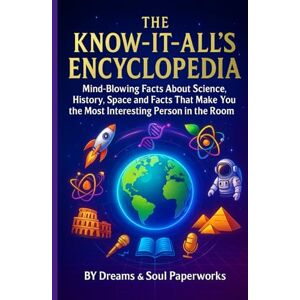 Paperworks, Dreams & Soul The Know-It-All's Encyclopedia: Mind-Blowing Facts About Science, History, Space and Facts That Make You the Most Interesting Person in the Room Paperworks, Dreams & Soul The Know-It-All's Encyclopedia: Mind-Blowing Facts About Science, History, Space and Facts That Make You the Most Interesting Person in the Room