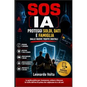Volta SOS IA: Proteggi soldi, dati e famiglia dalle nuove truffe digitali (CON EBOOK INTERATTIVO) Volta SOS IA: Proteggi soldi, dati e famiglia dalle nuove truffe digitali (CON EBOOK INTERATTIVO)