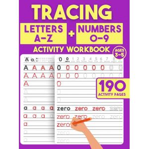 Books, NewGenKids Tracing Workbook: Letters & Numbers Handwriting Practice Book for Preschool, Kindergarten, and Kids Ages 3-5 (Tracing Books) Books, NewGenKids Tracing Workbook: Letters & Numbers Handwriting Practice Book for Preschool, Kindergarten, and Kids Ages 3-5 (Tracing Books)