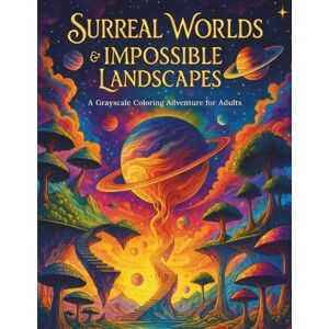 lishanthan, R Surreal Worlds & Impossible Landscapes: A Grayscale Coloring Adventure for Adults: 60+ Intricate Dreamlike Scenes with Pre-Shaded Grayscale Designs ... Coloring, Meditation, and Artistic Expression lishanthan, R Surreal Worlds & Impossible Landscapes: A Grayscale Coloring Adventure for Adults: 60+ Intricate Dreamlike Scenes with Pre-Shaded Grayscale Designs ... Coloring, Meditation, and Artistic Expression