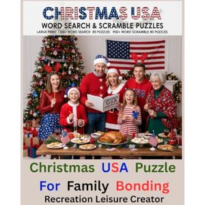 Leisure Christmas USA Word Search & Scramble Puzzles Large Print 1300+ Word Search 85 Puzzles 900+ Word Scramble 80 Puzzles: Word Puzzles Suitable For ... USA Christmas Word Puzzle For All USA Homes. Leisure Christmas USA Word Search & Scramble Puzzles Large Print 1300+ Word Search 85 Puzzles 900+ Word Scramble 80 Puzzles: Word Puzzles Suitable For ... USA Christmas Word Puzzle For All USA Homes.