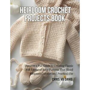 Davis, Chris VB Heirloom Crochet Projects Book: Discover a Full Guide to Creating Classic Soft Textured Baby Patterns That Blend Elegance Comfort and Practical Use Davis, Chris VB Heirloom Crochet Projects Book: Discover a Full Guide to Creating Classic Soft Textured Baby Patterns That Blend Elegance Comfort and Practical Use