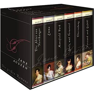 Austen, Jane Jane Austen, Die großen Romane: Die Abtei von Northanger Emma Mansfield Park Stolz und Vorurteil Überredung Verstand und Gefühl (6 Bände im Schuber) Austen, Jane Jane Austen, Die großen Romane: Die Abtei von Northanger Emma Mansfield Park Stolz und Vorurteil Überredung Verstand und Gefühl (6 Bände im Schuber)