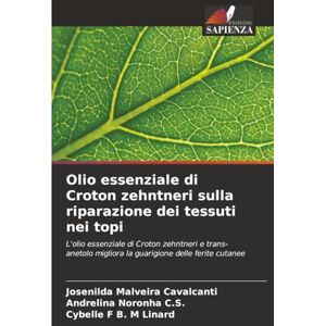Malveira Cavalcanti, Josenilda Olio essenziale di Croton zehntneri sulla riparazione dei tessuti nei topi: L'olio essenziale di Croton zehntneri e trans-anetolo migliora la guarigione delle ferite cutanee Malveira Cavalcanti, Josenilda Olio essenziale di Croton zehntneri sulla riparazione dei tessuti nei topi: L'olio essenziale di Croton zehntneri e trans-anetolo migliora la guarigione delle ferite cutanee