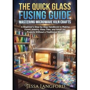 LANGFORD, TESSA THE QUICK GLASS FUSING GUIDE: MASTERING MICROWAVE KILN CRAFTS: A Beginner's Step-by-Step Handbook to Making Fused Jewelry, Glass Tiles, and Small Art Projects Without a Traditional Studio LANGFORD, TESSA THE QUICK GLASS FUSING GUIDE: MASTERING MICROWAVE KILN CRAFTS: A Beginner's Step-by-Step Handbook to Making Fused Jewelry, Glass Tiles, and Small Art Projects Without a Traditional Studio