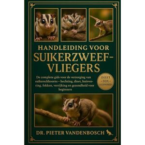 Vandenbosch, Dr. Pieter Handleiding Voor Suikerzweefvliegers: De complete gids voor de verzorging van suikereekhoorns – hechting, dieet, huisvesting, fokken, verrijking en gezondheid voor beginners Vandenbosch, Dr. Pieter Handleiding Voor Suikerzweefvliegers: De complete gids voor de verzorging van suikereekhoorns – hechting, dieet, huisvesting, fokken, verrijking en gezondheid voor beginners