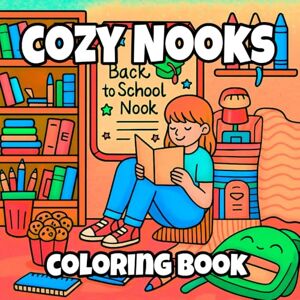 ILIESS, Color With cozy nooks coloring book: Relaxing Adult Colouring Pages of Book Nooks, Garden Corners, Cottages and Cosy Scenes – Perfect for Stress Relief and Mindfulness Art Therapy ILIESS, Color With cozy nooks coloring book: Relaxing Adult Colouring Pages of Book Nooks, Garden Corners, Cottages and Cosy Scenes – Perfect for Stress Relief and Mindfulness Art Therapy