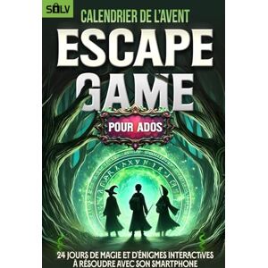 SOLV Calendrier de l'Avent Escape Game pour Ados: 24 jours de Magie et d'Énigmes Interactives à Résoudre avec son Smartphone (Livre+App) SOLV Calendrier de l'Avent Escape Game pour Ados: 24 jours de Magie et d'Énigmes Interactives à Résoudre avec son Smartphone (Livre+App)