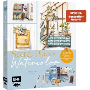 Zülke, Madeleine Secret Places Watercolor: Eine Reise in die Welt des Aquarellmalens Mit vielen Übungen und 20 Schritt-Motiven geheimnisvoller Orte Zülke, Madeleine Secret Places Watercolor: Eine Reise in die Welt des Aquarellmalens Mit vielen Übungen und 20 Schritt-Motiven geheimnisvoller Orte