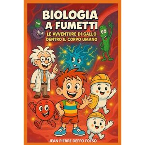Deffo Fotso, Jean Pierre Biologia a Fumetti : Le avventure di GALLO dentro il corpo umano Deffo Fotso, Jean Pierre Biologia a Fumetti : Le avventure di GALLO dentro il corpo umano
