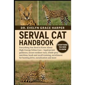 GRACE HARPER, DR. EVELYN SERVAL CAT HANDBOOK: Everything You Need to Know About High-Energy Feline Care — legal/permit guidance, secure outdoor runs, whole-prey nutrition, ... for hunting drive, socialization and more GRACE HARPER, DR. EVELYN SERVAL CAT HANDBOOK: Everything You Need to Know About High-Energy Feline Care — legal/permit guidance, secure outdoor runs, whole-prey nutrition, ... for hunting drive, socialization and more
