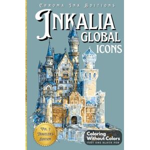 Editions, Chroma Ink Inkalia: Global Icons – Reverse Ink Tracing Coloring Book for Adults & Teens: Trace 37 World Landmarks Using Just One Black Pen – A Travel-Sized ... Movement (Inkalia: Trace, Travel & Share) Editions, Chroma Ink Inkalia: Global Icons – Reverse Ink Tracing Coloring Book for Adults & Teens: Trace 37 World Landmarks Using Just One Black Pen – A Travel-Sized ... Movement (Inkalia: Trace, Travel & Share)