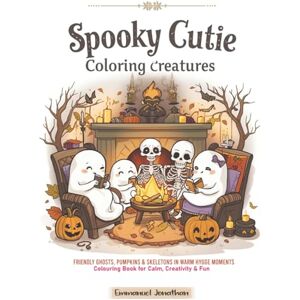 Jonathan, Emmanuel Spooky Cutie: Friendly Ghosts, Pumpkins & Skeletons in Warm Hygge Moments — Colouring Book for Calm, Creativity & Fun Jonathan, Emmanuel Spooky Cutie: Friendly Ghosts, Pumpkins & Skeletons in Warm Hygge Moments — Colouring Book for Calm, Creativity & Fun