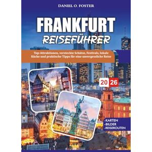 FOSTER, DANIEL O. FRANKFURT REISEFÜHRER 2026: Top-Attraktionen, versteckte Schätze, Festivals, lokale Küche und praktische Tipps für eine unvergessliche Reise FOSTER, DANIEL O. FRANKFURT REISEFÜHRER 2026: Top-Attraktionen, versteckte Schätze, Festivals, lokale Küche und praktische Tipps für eine unvergessliche Reise