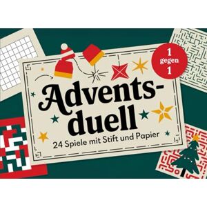 Heinrichs, Josua Adventsduell – 24 Spiele mit Stift und Papier: Täglich neue Rätsel und Duelle für die Vorweihnachtszeit I 1 gegen 1 I Interaktiver Adventskalender für ... I Auch ideal als Geschenk geeignet I 2025 Heinrichs, Josua Adventsduell – 24 Spiele mit Stift und Papier: Täglich neue Rätsel und Duelle für die Vorweihnachtszeit I 1 gegen 1 I Interaktiver Adventskalender für ... I Auch ideal als Geschenk geeignet I 2025