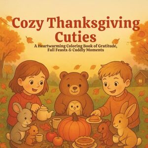 Writes, Suh Cozy Thanksgiving Cuties 50+Designs : A Heartwarming Coloring Book of Peaceful Days, Cozy Homes & Cuddly Moments Perfect For All Ages Teens/ Adults Writes, Suh Cozy Thanksgiving Cuties 50+Designs : A Heartwarming Coloring Book of Peaceful Days, Cozy Homes & Cuddly Moments Perfect For All Ages Teens/ Adults