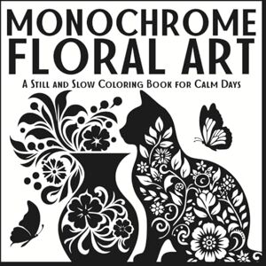 Lumi, Li Monochrome Floral Art: A Still and Slow Coloring Book for Calm Days: Enjoy floral details on animals, objects, and mandalas — perfect for peaceful, one-color creativity (Monochrome Coloring Books) Lumi, Li Monochrome Floral Art: A Still and Slow Coloring Book for Calm Days: Enjoy floral details on animals, objects, and mandalas — perfect for peaceful, one-color creativity (Monochrome Coloring Books)