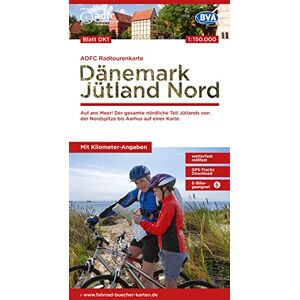 Denmark Jutland Nord cycling map (DK1): Auf ans Meer! Der gesamte nördliche Teil Jütlands von der Nordspitze bis Aarhus auf einer Karte. (Radtourenkarte) Denmark Jutland Nord cycling map (DK1): Auf ans Meer! Der gesamte nördliche Teil Jütlands von der Nordspitze bis Aarhus auf einer Karte. (Radtourenkarte)