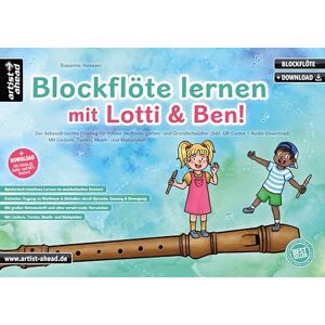 Hossain, Susanne Blockflöte lernen mit Lotti & Ben!: Der liebevoll-leichte Einstieg für Kinder im Kindergarten- & Grundschulalter. Die kindgerechte Blockflötenschule ... Musik- und Malspielen (inkl. Download) Hossain, Susanne Blockflöte lernen mit Lotti & Ben!: Der liebevoll-leichte Einstieg für Kinder im Kindergarten- & Grundschulalter. Die kindgerechte Blockflötenschule ... Musik- und Malspielen (inkl. Download)