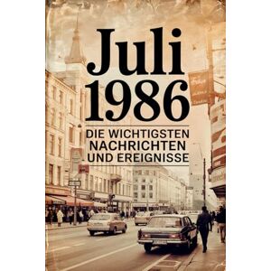 Ortner, Marla Juli 1986: Die wichtigsten Nachrichten und Ereignisse: Das perfekte Geschenk für alle, die im Juli 1986 geboren wurden – Eine spannende Zeitreise in deinen Geburtsmonat Ortner, Marla Juli 1986: Die wichtigsten Nachrichten und Ereignisse: Das perfekte Geschenk für alle, die im Juli 1986 geboren wurden – Eine spannende Zeitreise in deinen Geburtsmonat