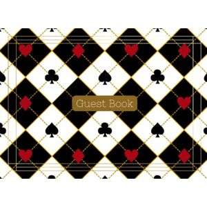 JHYNG Casino Guest Book: Black and White GuestBook for Birthday Party, Wedding Reception, Graduation and Retirement JHYNG Casino Guest Book: Black and White GuestBook for Birthday Party, Wedding Reception, Graduation and Retirement