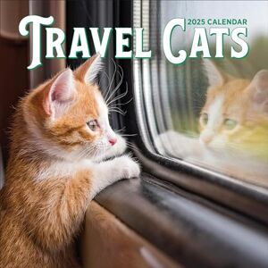 Calendars, Workman Travel Cats Wall Calendar 2025 Calendars, Workman Travel Cats Wall Calendar 2025