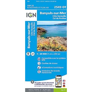 Banyuls-sur-Mer / Côte Vermeille / Col du Perthus (2549OT): 1:25000 (TOP 25) Banyuls-sur-Mer / Côte Vermeille / Col du Perthus (2549OT): 1:25000 (TOP 25)