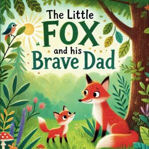 Frostweaver, Jasper The Little Fox and his BRAVE DAD: Beautiful story and coloring page Frostweaver, Jasper The Little Fox and his BRAVE DAD: Beautiful story and coloring page