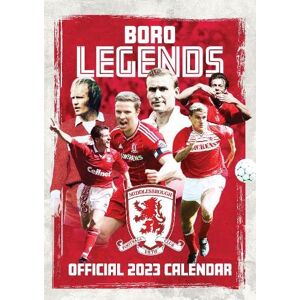 twocan The Official Middlesbrough FC Legends Calendar 2023 twocan The Official Middlesbrough FC Legends Calendar 2023