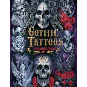 ABRAQI Gothic Tattoos Coloring Book: A Tattoo Coloring Book for Adults with Skulls, Animals, Flowers, and Dark Fantasy Scenes for Men and Women ABRAQI Gothic Tattoos Coloring Book: A Tattoo Coloring Book for Adults with Skulls, Animals, Flowers, and Dark Fantasy Scenes for Men and Women