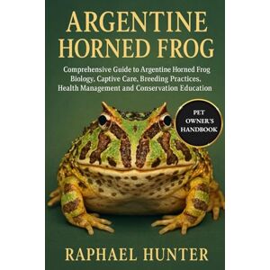 HUNTER, RAPHAEL ARGENTINE HORNED FROG: Comprehensive Guide to Argentine Horned Frog Biology, Captive Care, Breeding Practices, Health Management and Conservation Education HUNTER, RAPHAEL ARGENTINE HORNED FROG: Comprehensive Guide to Argentine Horned Frog Biology, Captive Care, Breeding Practices, Health Management and Conservation Education