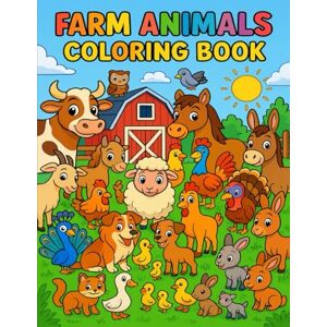 R, Mr Thippeswamy Farm Animals Coloring Book For Kids Ages 4-8: Big and Easy Farm Animal Pictures to Color – Cows, Horses, Pigs, Sheep, Goats, Chickens, Ducks and More – Fun Barnyard Coloring Pages for Boys and Girls R, Mr Thippeswamy Farm Animals Coloring Book For Kids Ages 4-8: Big and Easy Farm Animal Pictures to Color – Cows, Horses, Pigs, Sheep, Goats, Chickens, Ducks and More – Fun Barnyard Coloring Pages for Boys and Girls