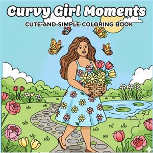 Studio, Tavriya Curvy Girl Moments: Cute and Simple Coloring Book for Adults Featuring Cozy Body Positive Illustrations for Women and Teen Girls Seeking Self-Love and Stress Relief Studio, Tavriya Curvy Girl Moments: Cute and Simple Coloring Book for Adults Featuring Cozy Body Positive Illustrations for Women and Teen Girls Seeking Self-Love and Stress Relief