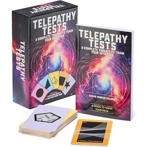 Huneidi-Palmer, Sahar Telepathy Tests Book & Card Deck: A Complete Toolkit to Train Your Intuition (Arcturus Oracle Kits) Huneidi-Palmer, Sahar Telepathy Tests Book & Card Deck: A Complete Toolkit to Train Your Intuition (Arcturus Oracle Kits)