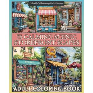 Duty, Renee 75 Calming Scenic Storefront Scapes Adult Coloring Book: For relaxation, mindfulness, stress relief, fun and enjoyment (Scenic Coloring Books for Adults) Duty, Renee 75 Calming Scenic Storefront Scapes Adult Coloring Book: For relaxation, mindfulness, stress relief, fun and enjoyment (Scenic Coloring Books for Adults)