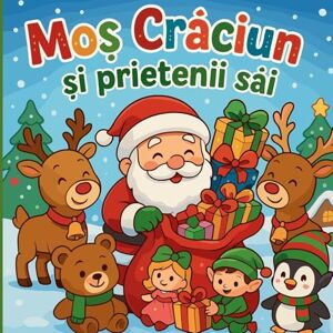 Martin, Chris Moș Crăciun și prietenii săi- Carte de colorat Martin, Chris Moș Crăciun și prietenii săi- Carte de colorat