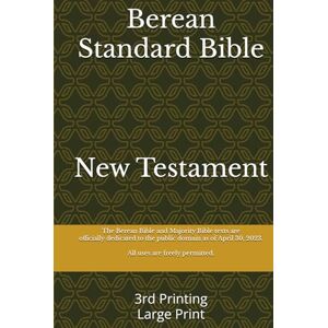 Hub, Bible Berean Standard Bible New Testament: 3rd Printing Large Print Hub, Bible Berean Standard Bible New Testament: 3rd Printing Large Print