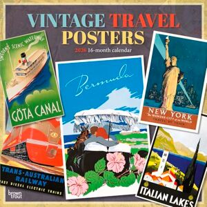Publishers, Browntrout Vintage Travel Posters 2026 12 x 24 Inch (Hanging) Monthly Square Wall Calendar Plastic-Free BrownTrout Art Railways Illustrations Publishers, Browntrout Vintage Travel Posters 2026 12 x 24 Inch (Hanging) Monthly Square Wall Calendar Plastic-Free BrownTrout Art Railways Illustrations