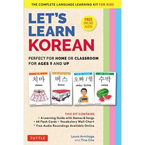 Armitage, Laura Let's Learn Korean Flash Card Kit: The Complete Language Learning Kit for Kids 64 Flash Cards, Online Audio Recordings & Poster: The Complete ... ... Cards, Online Audio Recordings & Poster) Armitage, Laura Let's Learn Korean Flash Card Kit: The Complete Language Learning Kit for Kids 64 Flash Cards, Online Audio Recordings & Poster: The Complete ... ... Cards, Online Audio Recordings & Poster)