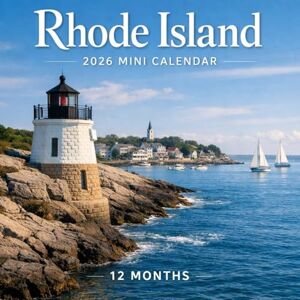 Rhode Island souvenirs 2026 Rhode Island Mini Calendar , 12 MONTHS Rhode Island souvenirs 2026 Rhode Island Mini Calendar , 12 MONTHS