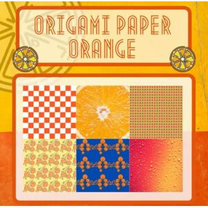 Daw, Not'n Origami Paper Orange: Origami paper book, orange scrapbook paper, 8x8 double sided, 90 pages, 15 patterns, craft paper, for adults and kids Daw, Not'n Origami Paper Orange: Origami paper book, orange scrapbook paper, 8x8 double sided, 90 pages, 15 patterns, craft paper, for adults and kids