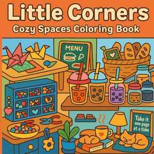 Publishing, Smile Little Corners Cozy Spaces Coloring Book: Cute and Cozy Hobby-Themed Coloring Pages for Adults and Teens Bookstores, Tea Shops, Art Corners & More Publishing, Smile Little Corners Cozy Spaces Coloring Book: Cute and Cozy Hobby-Themed Coloring Pages for Adults and Teens Bookstores, Tea Shops, Art Corners & More